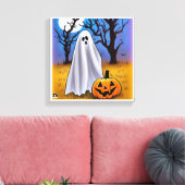 Toile Halloween Ghost Canvaste Art (Insitu(Salon))