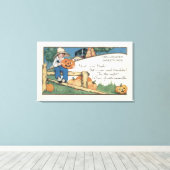 Toile Halloween GreetingHist et Hark (Insitu (Plancher de Bois))