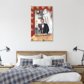 Toile Halloween GreetingMan et Ghost (Insitu(Chambre))