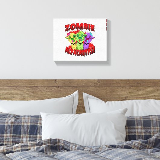 Toile Halloween Llama Alpaca Funny Lama Glama Cool Cadea (Insitu(Chambre))