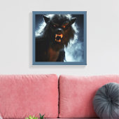 Toile Halloween - Loup-garou 1 (Insitu(Salon))