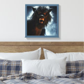 Toile Halloween - Loup-garou 1 (Insitu(Chambre))