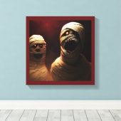 Toile Halloween - Momies 3 (Insitu (Plancher de Bois))