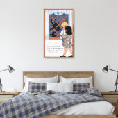 Toile Halloween salutationAraignées à la fenêtre (Insitu(Chambre))