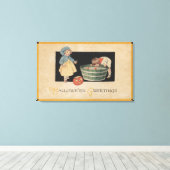 Toile Halloween SalutationBobbing pour les pommes (Insitu (Plancher de Bois))