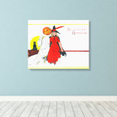 Toile Halloween Salutations Witch (Insitu (Plancher de Bois))