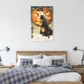 Toile Halloween SalutationWitch Danser et Citrouille (Insitu(Chambre))