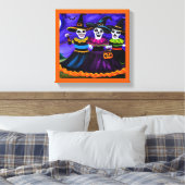 Toile Halloween - Sorcières 2 (Insitu(Chambre))