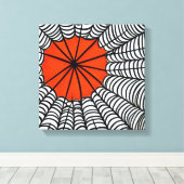 Toile Halloween Spider Web (Insitu (Plancher de Bois))