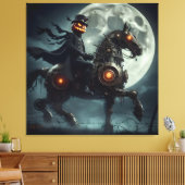 Toile Halloween Steampunk Cavalier sans tête (Insitu(Salon))