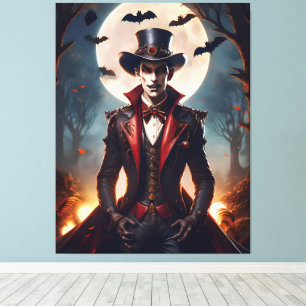 Toile Halloween Steampunk Gothique Zombie Vampire