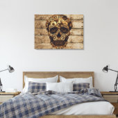 Toile Halloween Steampunk Skeleton Canvas (Insitu(Chambre))