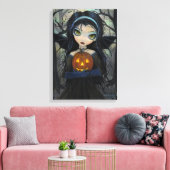 Toile Halloween Vampire October Woods (Insitu(Salon))