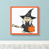 TOILE HALLOWEEN WITCH (Insitu (Plancher de Bois))