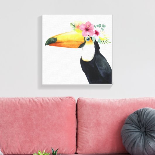 Toile Halo tropical - Toucan (Insitu(Salon))