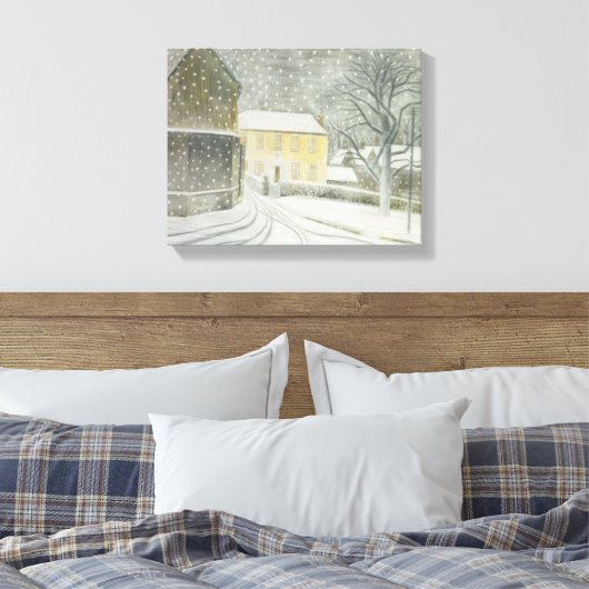 Toile Halstead Road à Neige (par Eric Ravilious) (Insitu(Chambre))