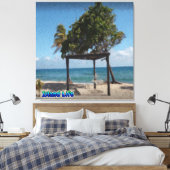 Toile Hamac sur la plage (Insitu(Chambre))