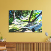 Toile Hamac sur la plage, Fidji (Insitu(Salon))