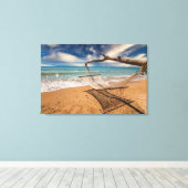 Toile Hamac sur le rivage (Insitu (Plancher de Bois))