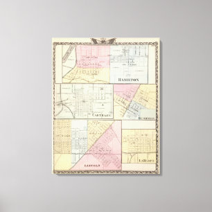 Toile Hamilton, Carthage, Bushnell, Lincoln et LaHarpe