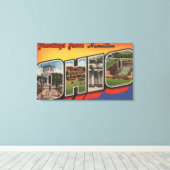 Toile Hamilton, Ohio - Scènes de grandes lettres (Insitu (Plancher de Bois))