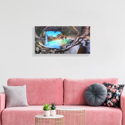 Toile Hamilton Pool - Austin Texas (Insitu(Salon))