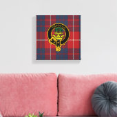 Toile Hamilton Scottish Crest et Tartan Canvas (Insitu(Salon))