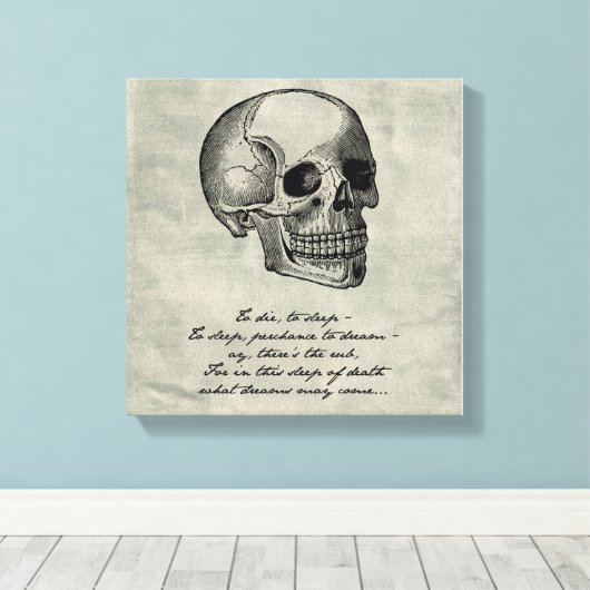 Toile Hamlet - William Shakespeare (Insitu (Plancher de Bois))