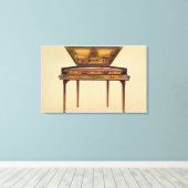 Toile Hammered dulcimer in a painted soundbox, 18th cent (Insitu (Plancher de Bois))