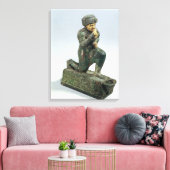 Toile Hammurabi, roi de Babylone, praying before a sacre (Insitu(Salon))