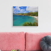 Toile Hamoa Beach Hawaii Canvas Wall Art Imprimer (Insitu(Salon))