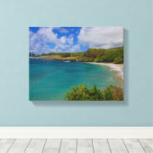 Toile Hamoa Beach Hawaii Canvas Wall Art Imprimer (Insitu (Plancher de Bois))