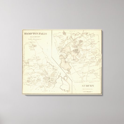 Toile Hampton Falls, Auburn (Recto)