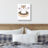Toile Hamster avec de l'âne au chocolat (Insitu(Chambre))