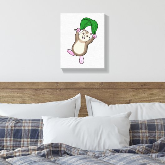 Toile Hamster avec parachute (Insitu(Chambre))