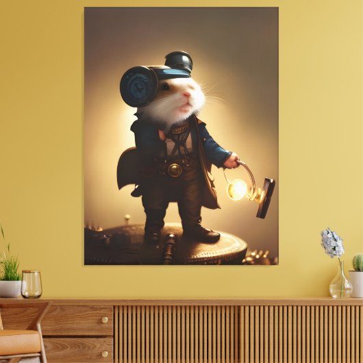 Toile Hamster Steampunk (Insitu(Salon))