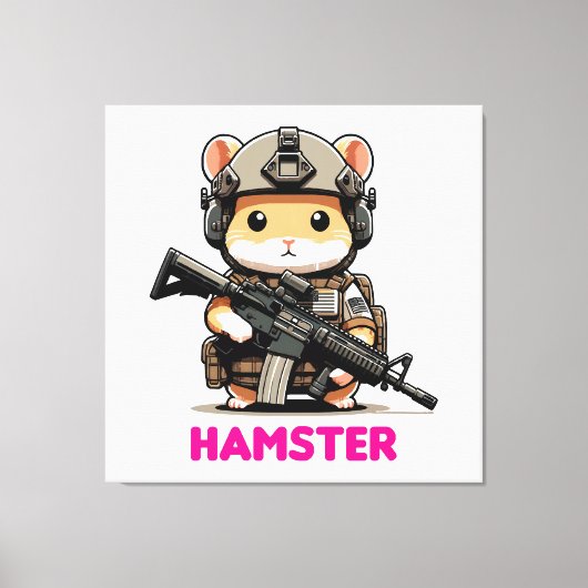 Toile Hamster tactique (Recto)