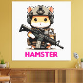 Toile Hamster tactique (Insitu(Salon))