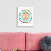 Toile Hamster with Donut (Insitu(Salon))