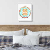 Toile Hamster with Donut (Insitu(Chambre))