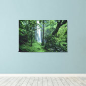 Toile Hanakapiai Chutes le long de la côte Na Pali, Kaua (Insitu (Plancher de Bois))