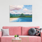 Toile Hanalei Bay Hawaii Peinture (Insitu(Salon))