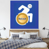 Toile Handicapés à la retraite (Insitu(Chambre))