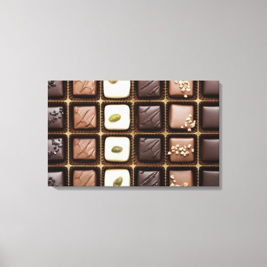 Toile Handmade luxury chocolate in a box (Recto)