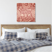Toile Handmade Tribal Warli Folk Art ... (Insitu(Chambre))