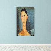 Toile Hanka Zborowska avec un chandelier, 1919 (Insitu (Plancher de Bois))