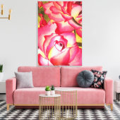 Toile Hannah Gordon rose rose aquarelle art (Insitu(Salon))