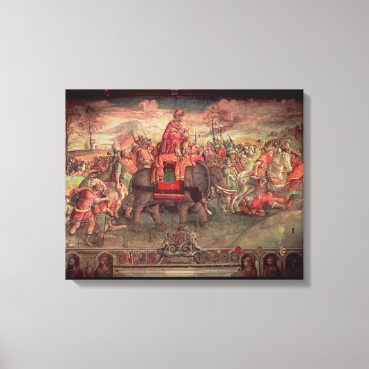 Toile Hannibal Traversée des Alpes (Recto)