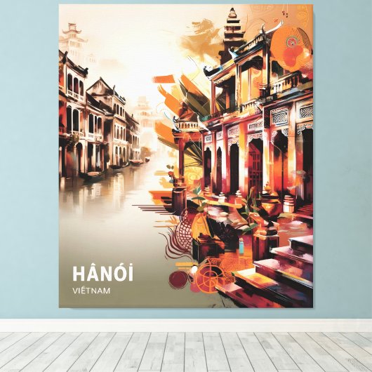 Toile Hanoi Serenity (Insitu (Plancher de Bois))