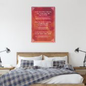 Toile Hanoukka Bénédictions Hébreu Anglais Éclairage aux (Insitu(Chambre))